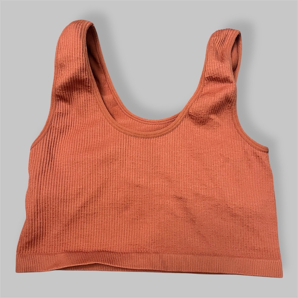 Forever 21 Terracotta Ribbed Top